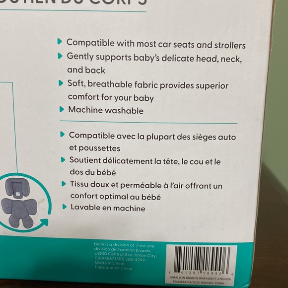 Belle on the Go Head and Body support New in box - Picture 3 of 4